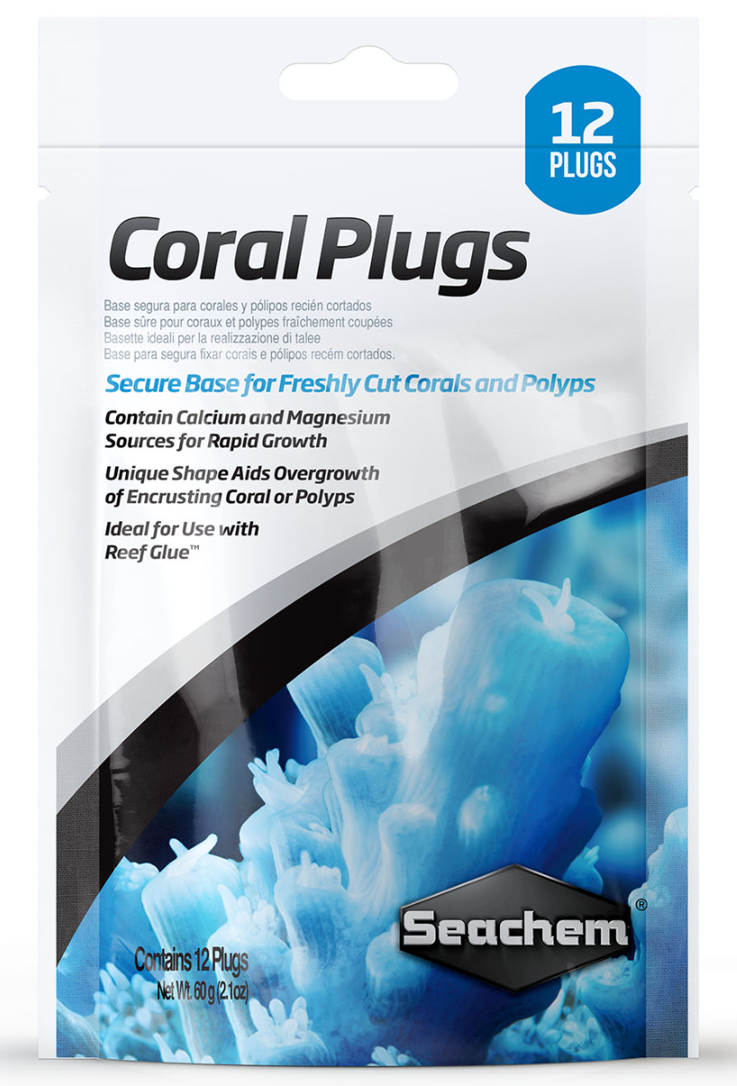 Coral Plugs-Seachem 12pc