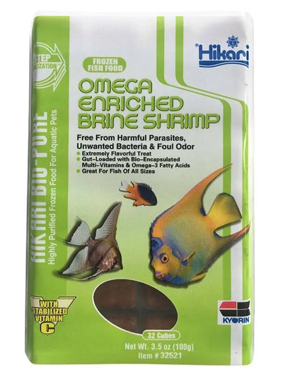 Hikari Omega Enriched Brine Shrimp (3.5 oz)