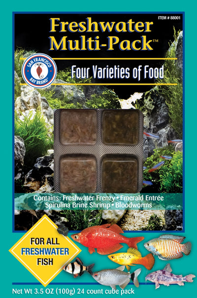 Freshwater Multipack Frozen Cubes 3.5 oz (San Fransisco Bay Brand)
