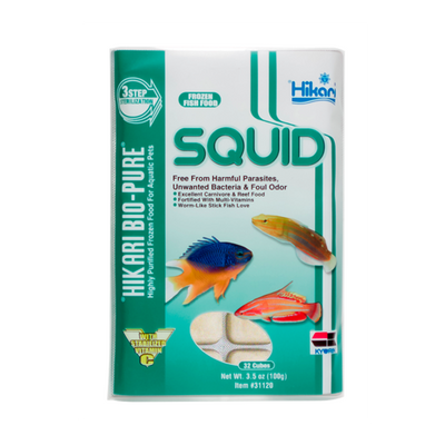 Hikari Squid Cubes (3.5 oz)