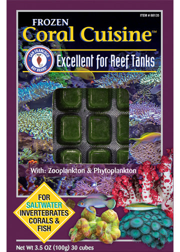 Coral Cuisine Frozen Cubes 3.5 oz