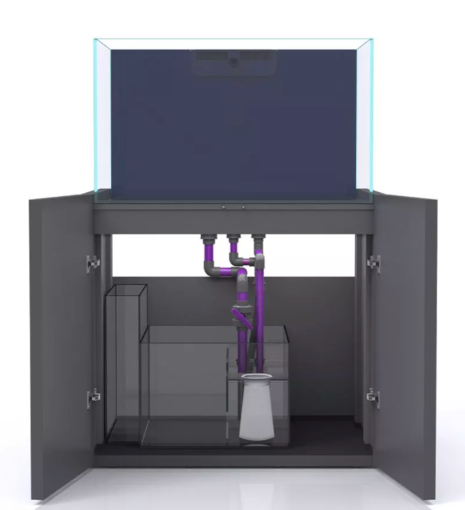 Nyos OPUS G2 300 Aquarium w/ Pro-Line Cabinet (Grey)