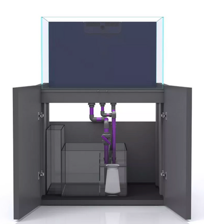 Nyos OPUS G2 300 Aquarium w/ Pro-Line Cabinet (Grey)