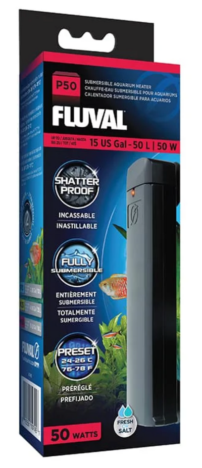 P50 Submersible Heater, 50W, up to 15 US Gal / 50 L