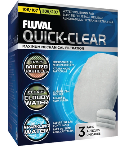 Quick Clear for 106/206, 107/207 Canister Filter, 3-Pack