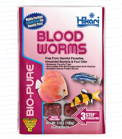 Hikari Bloodworm cubes (3.5 oz)