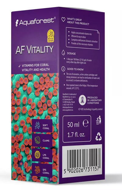 Aquaforest AF Vitality Coral Vitamins 50mL