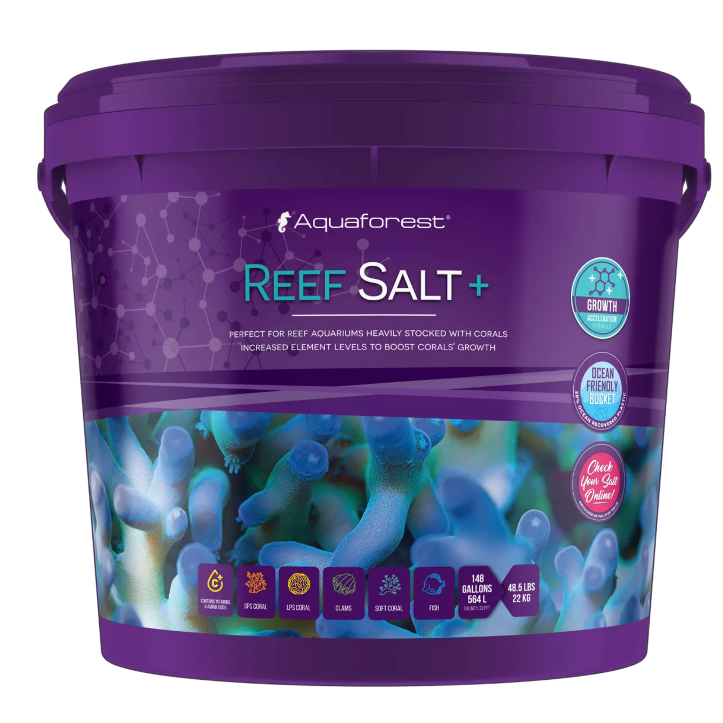 Aquaforest Reef Salt+ Mix 148 Gallon (Bucket)