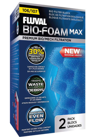Bio-Foam Max for 106, 107 Canister Filter, 2-Pack