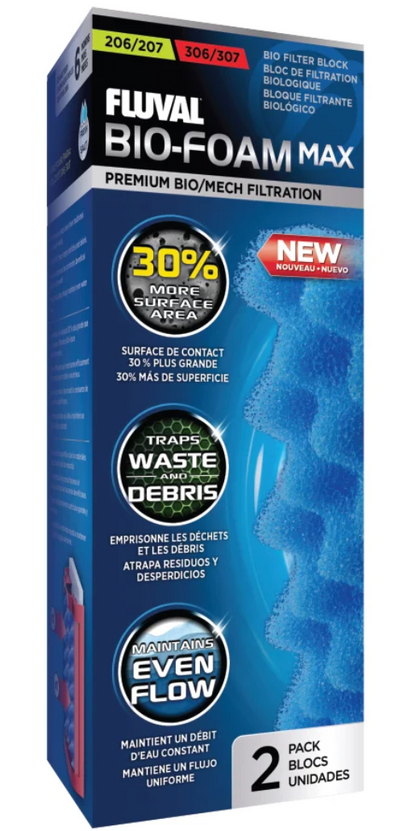 Bio-Foam Max for 206/306, 207/307 Canister Filter, 2-Pack
