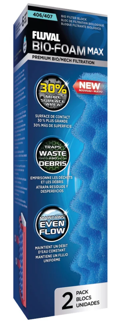 Bio-Foam Max for 406, 407 Canister Filter, 2-Pack