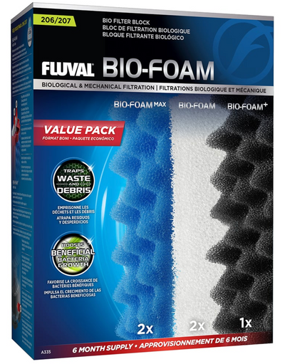 Bio-Foam for 206, 207 Canister Filter, Value Pack