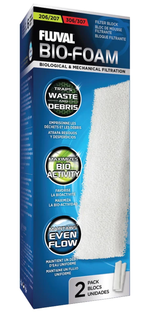 Bio-Foam for 206/306, 207/307 Canister Filter, 2-Pack