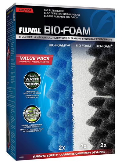 Bio-Foam for 306, 307 Canister Filter, Value Pack