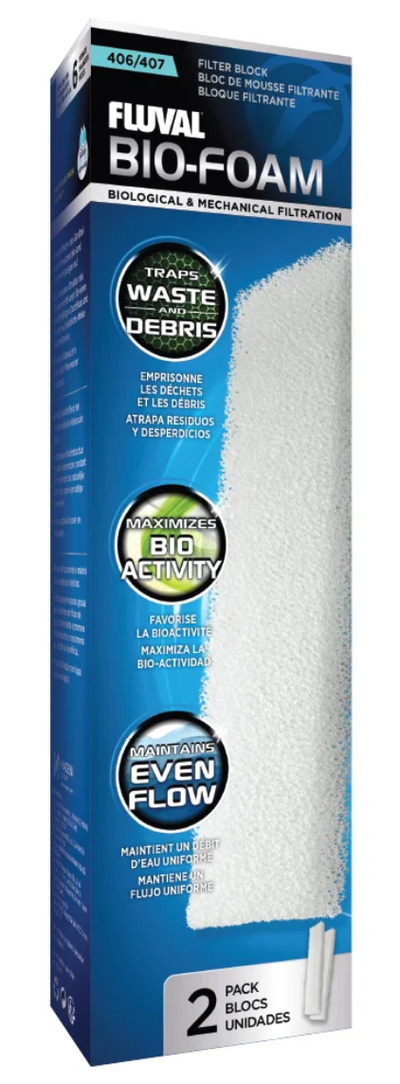 Bio-Foam for 406, 407 Canister Filter, 2-Pack