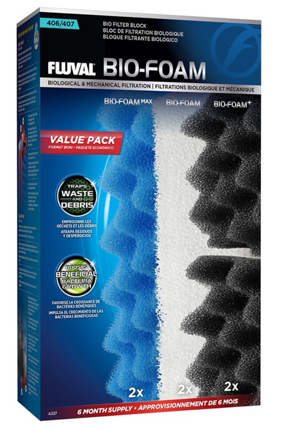 Bio-Foam for 406, 407 Canister Filter, Value Pack