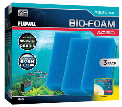 Bio-Foam for AC50 Power Filter, 3-Pack