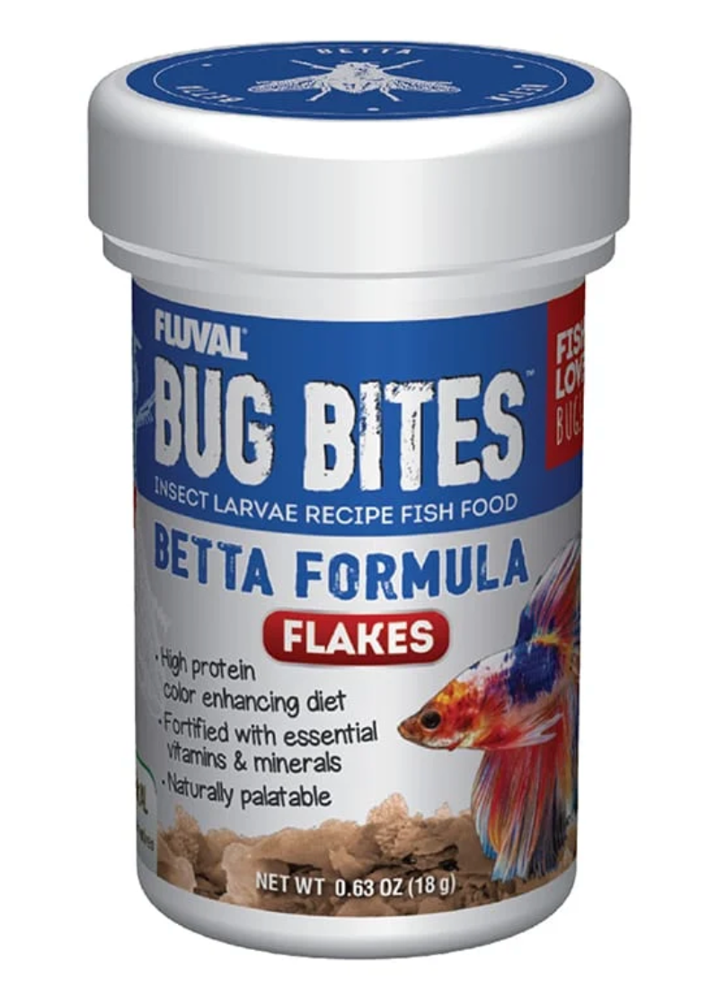 Bug Bites Betta Flakes, 0.63 oz / 18 g