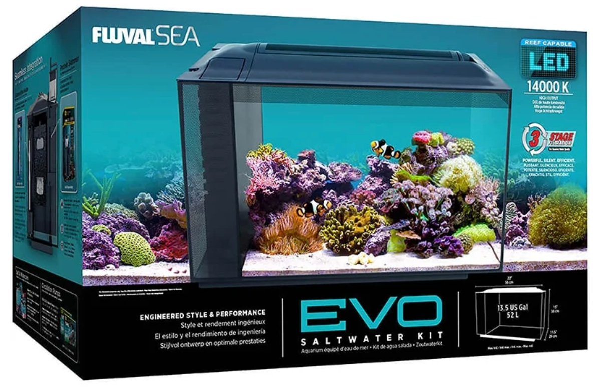 Evo Aquarium Kit, 13.5 US Gal / 52 L, Black