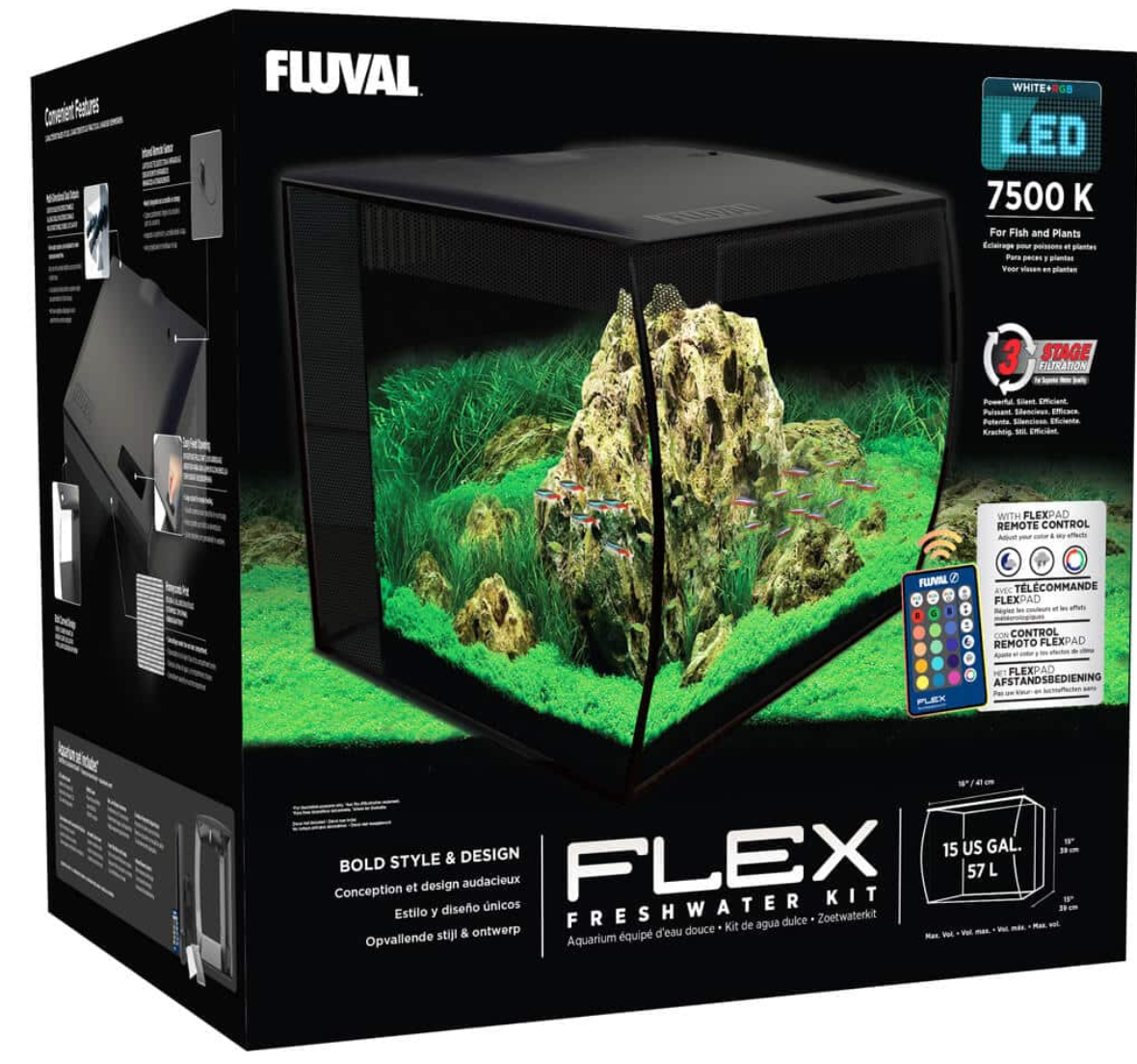 Flex Aquarium Kit, 15 US Gal / 57 L