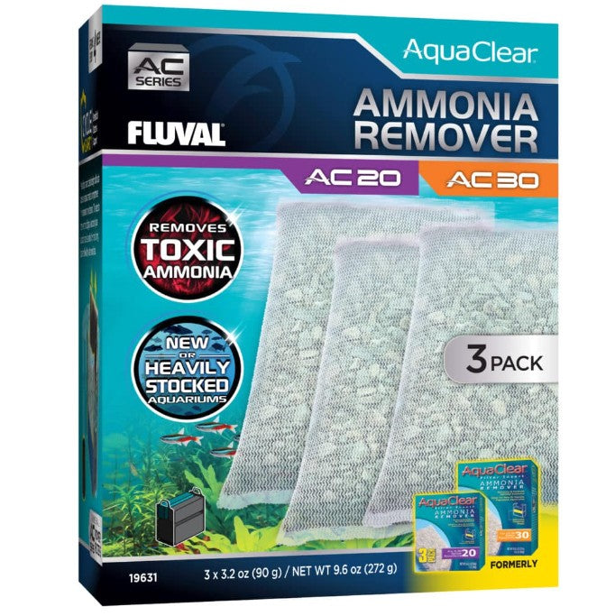 Ammonia Remover for AC20/AC30 Power Filter, 9.6 oz / 272 g, 3-Pack