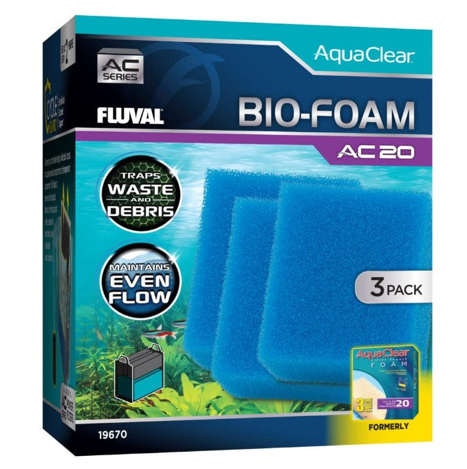 Bio-Foam for AC20 Power Filter, 3-Pack