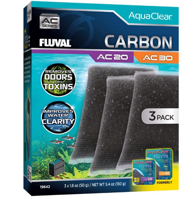 Carbon for AC20/30 Power Filter, 5.4 oz / 150 g, 3-Pack