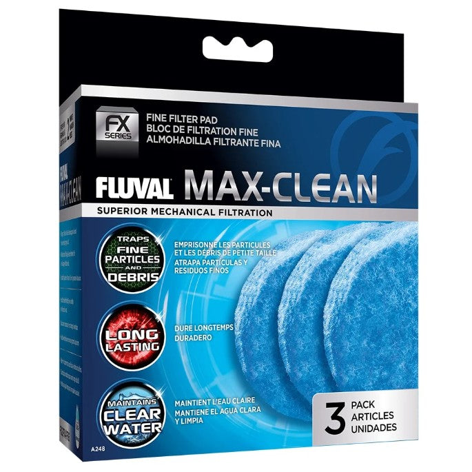 Max-Clean for FX2/FX4/FX5/FX6 Canister Filter, 3-Pack