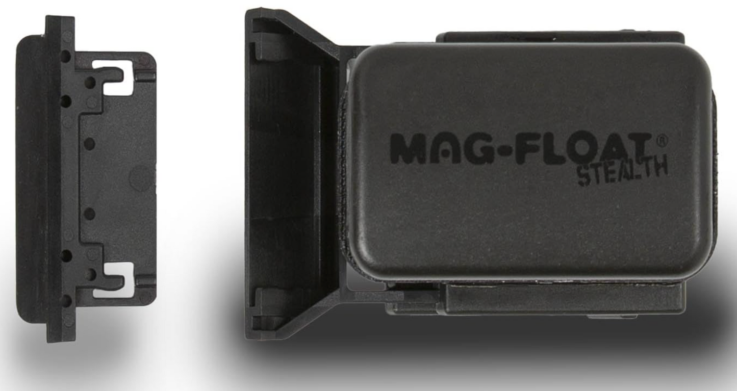 Small Black Stealth Glass Magnet Aquarium Scraper Cleaner with Blade - Floating Magfloat Magnetic Cleaning Tool