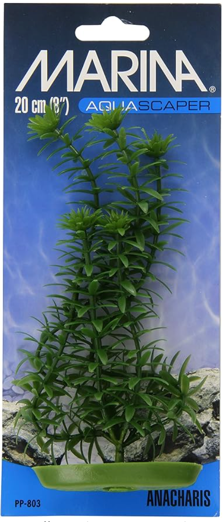 Marina Aquascaper Fish Tank Decorations, Anacharis Plant, 8-Inch