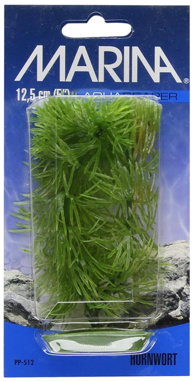 Marina Aquascaper Fish Tank Decorations, Hornwart Plant, 5-Inch