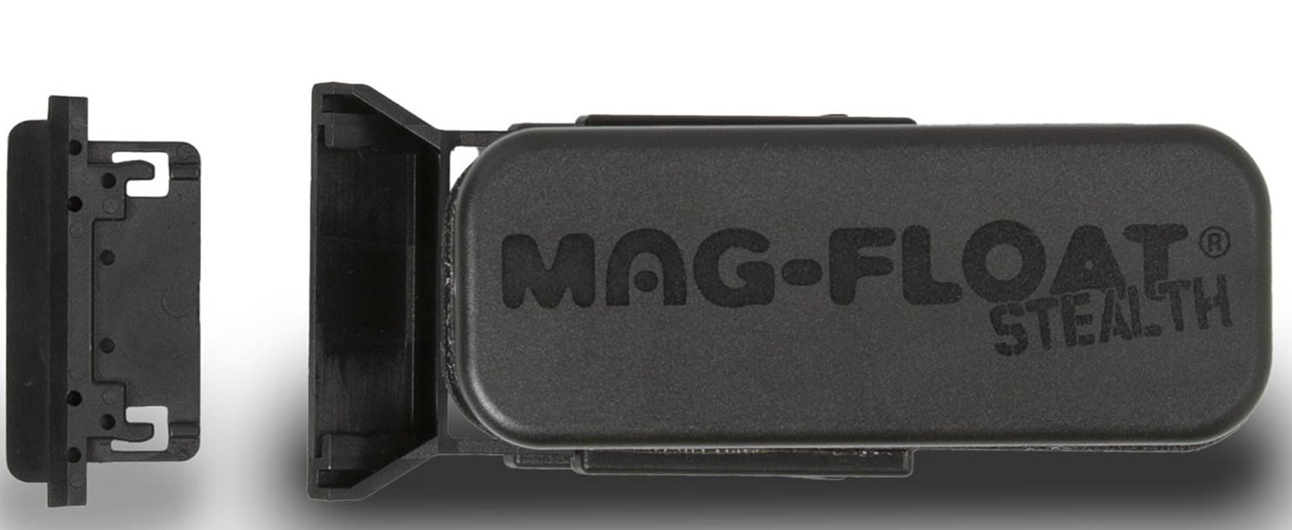 Medium Black Stealth Glass Magnet Aquarium Scraper Cleaner with Blade - Floating Magfloat Magnetic Cleaning Tool