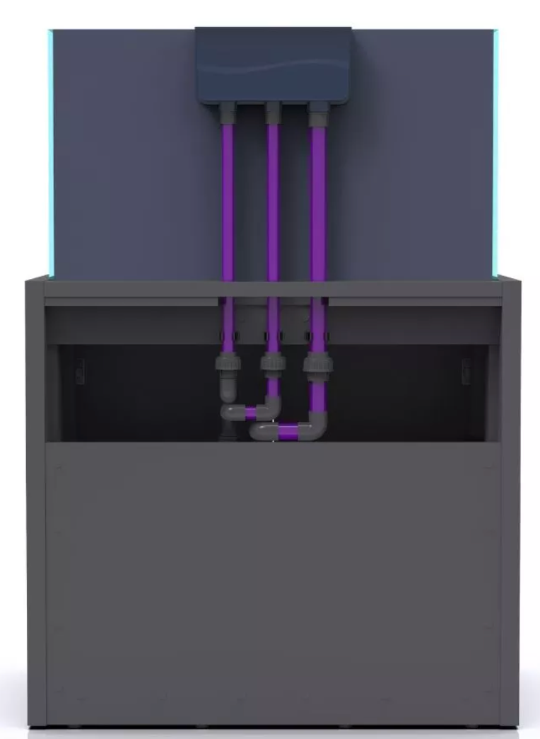 Nyos OPUS G2 300 Aquarium w/ Pro-Line Cabinet (Grey)