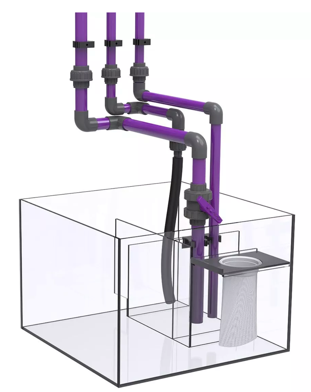 Nyos OPUS G2 300 Aquarium w/ Pro-Line Cabinet (Grey)