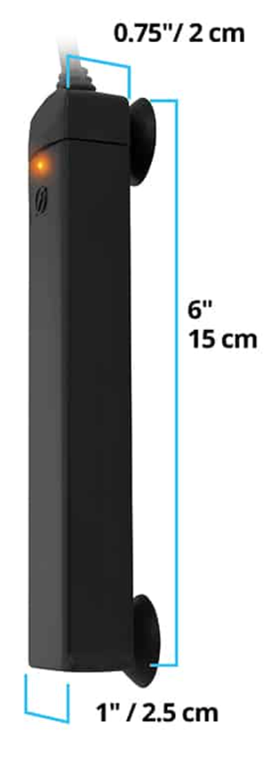 P25 Submersible Heater, 25W, up to 6 US Gal / 25 L