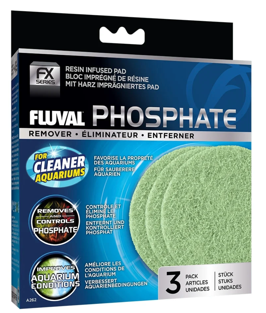 Phosphate Remover for FX2/FX4/FX5/FX6 Canister Filter, 3-Pack