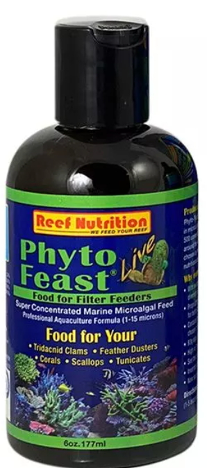 Reef Nutrition Phyto-Feast LIVE Refrigerated Marine Microalgae 6oZ