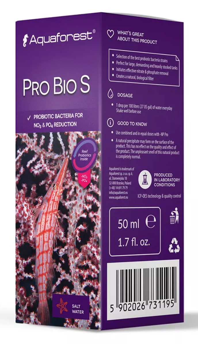 Fish Pro Bio Aquaforest Pro Bio S Probiotic Bacteria – Aquamaniaaquariumstore
