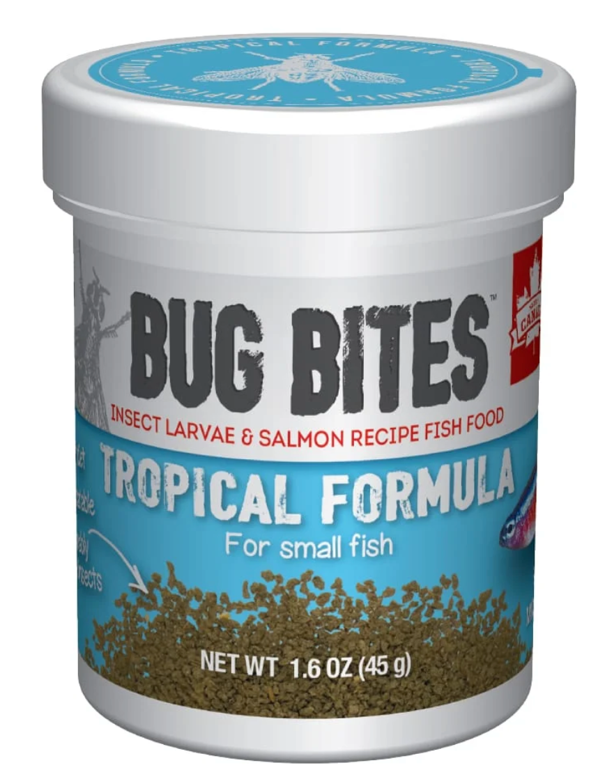 Bug Bites Tropical Micro Granules, 1.6 oz / 45 g