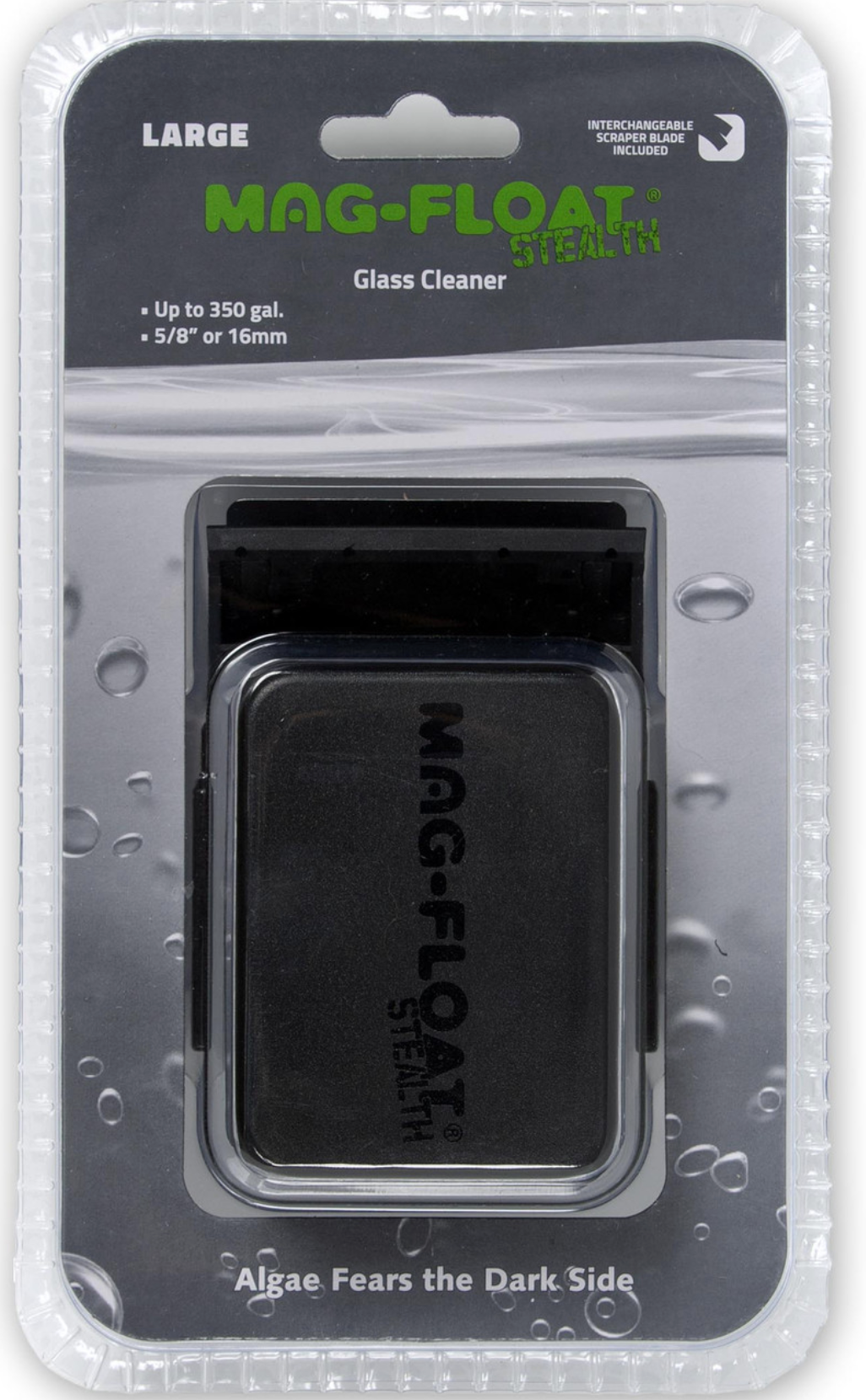 Stealth Large Glass Magnet Aquarium Cleaner - Mag Float