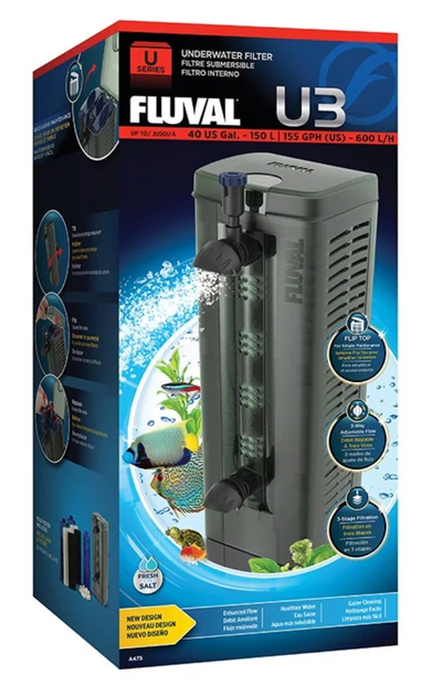 U3 Underwater Filter, up to 40 US Gal / 150 L