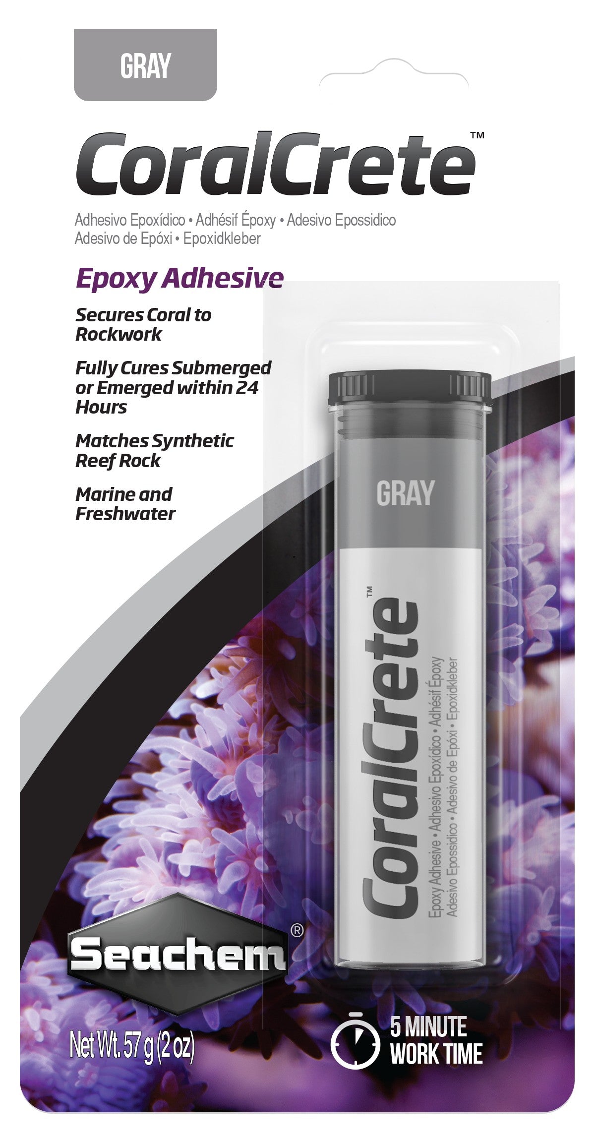 Seachem CoralCrete Gray (2oz)
