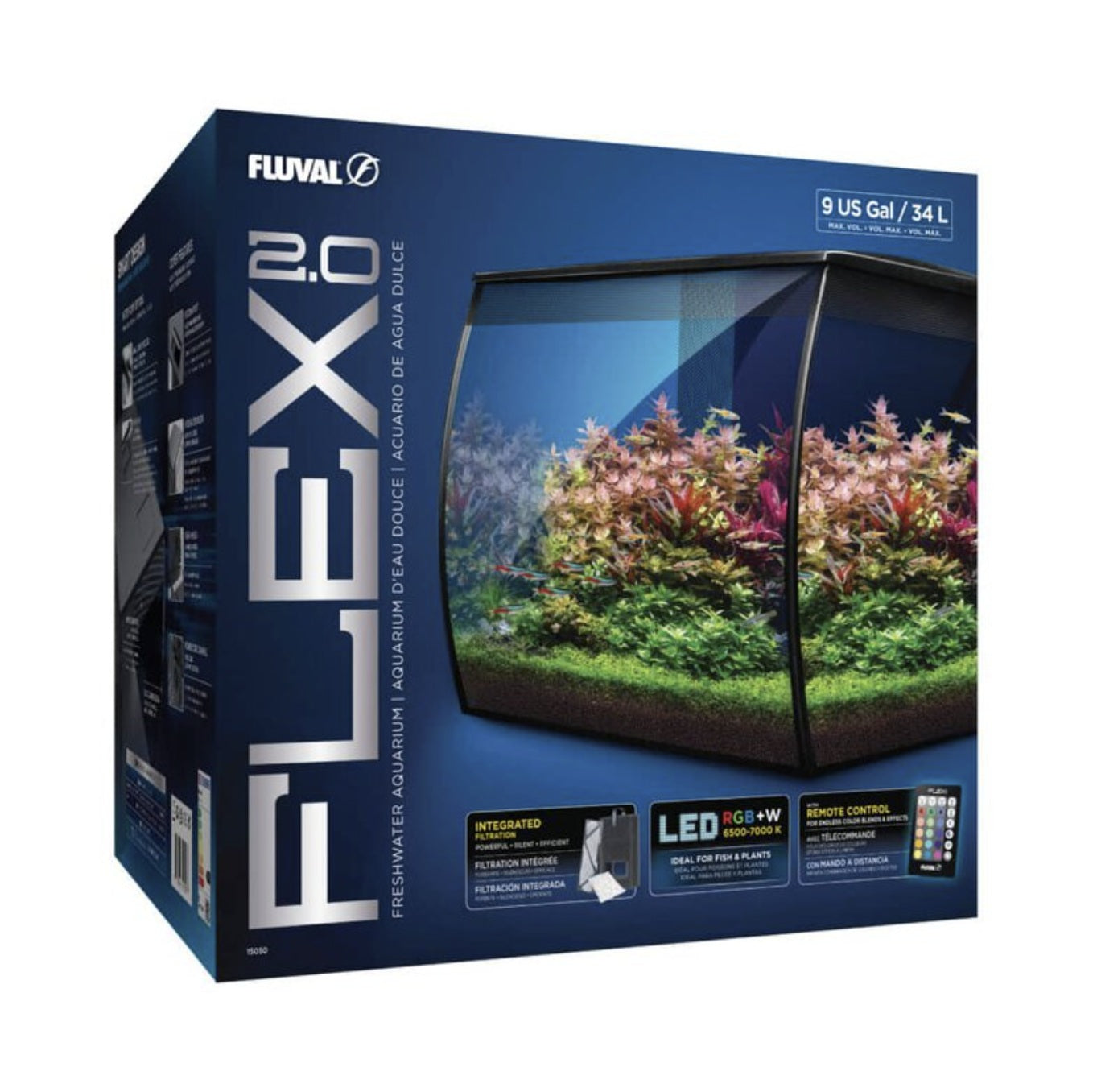 Flex Aquarium Kit 2.0, 9 US Gal / 34 L