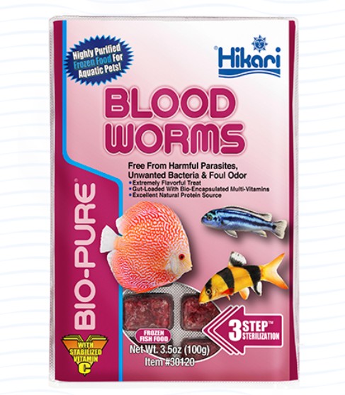Hikari Bloodworm cubes (3.5 oz)